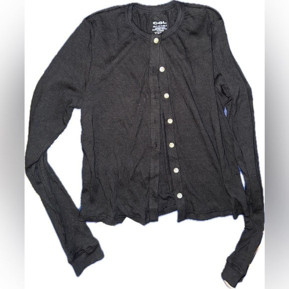 OGL cotton blend Ribbed Cardigan Small - Picture 2 of 5